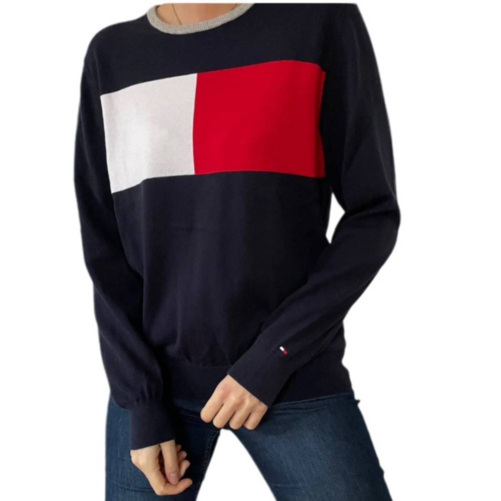 Tommy Hilfiger Cotton Logo Sweater